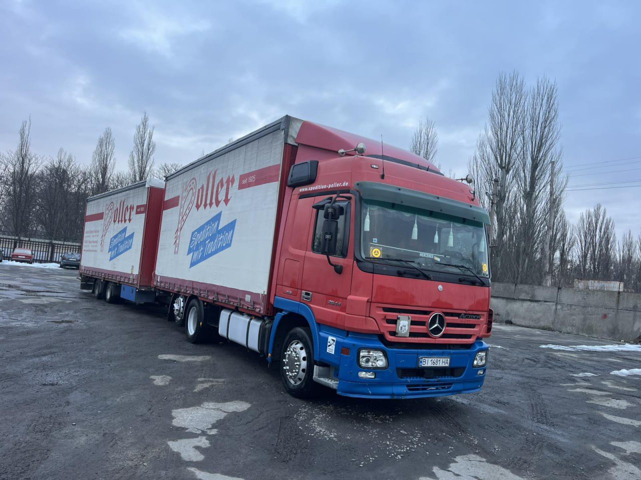 Тентований Mercedes-Benz ACTROS 2544