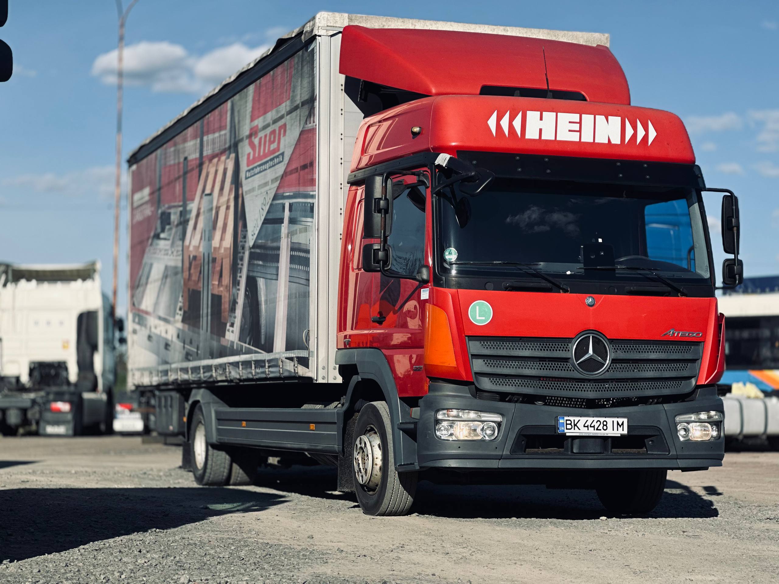 Тентований Mercedes-Benz ATEGO 1221 L